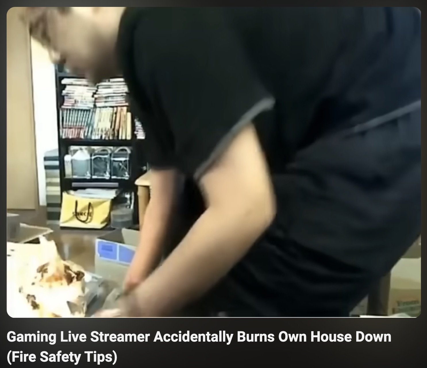 dog - Gaming Live Streamer Accidentally Burns Own House Down Fire Safety Tips